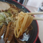 三平ラーメン - 自家製太ストレートもちもち麺