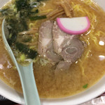 中華 神龍 - 2019年8月 ラーメン定食（味噌) 800円