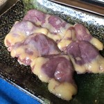 ろばたやき山ろく - ハツ塩焼き