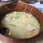 ろばたやき山ろく - 団子汁