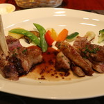 オーグランセードル - 子羊のステーキ