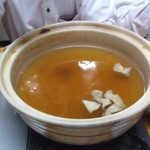 みまき - 鍋始める前に・・・肝さっと茹でたの食べました。