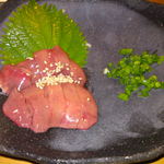 かしわ家 - 鶏レバー造り