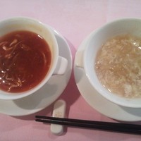 赤坂 四川飯店 - スープは二種から選択