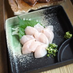 ろばたやき山ろく - ささみ刺身