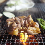 ろばたやき山ろく - 地鶏塩