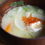 ろばたやき山ろく - ダゴ汁