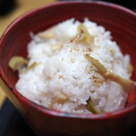 山ごぼう - 姫筍の炊き込みご飯