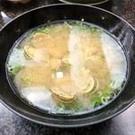 すし蔵 - あさりの味噌汁
