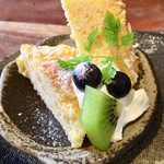 かぼ茶庵 - 「ココナッツとパイナップルのケーキ」