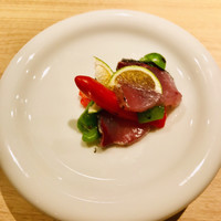 RISTORANTE IL NODO - イナダ？パプリカ ピーマン 青ミカン