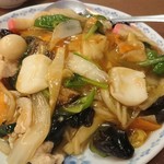 東園 - 五目中華丼アップ