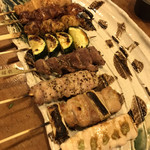 あぶりや 晃房 - 焼鳥8種盛り
