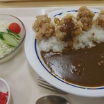 AZスーパーセンターはやと店 レストラン - ｻﾗﾀﾞ付きです。