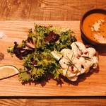 115096112 - オープンサンド  エビとマッシュルーム