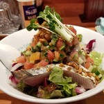 麺屋 六感堂 - 六感堂式 鰹の冷やし中華＋鰹のたたき増し