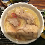 やさいの王様 - 本日の肉料理（若鳥とカラフルパプリカの梅クリーム煮）