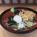 そばの神田 東一屋 - アサソバビンボー！  
      冷やし朝そば＋ごぼう天！