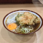 そばの神田 東一屋 - えびかき揚げそば＋生たまご♡