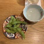 うどん茶屋 - R1.9  お通し枝豆