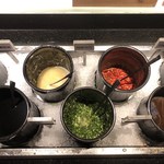 軽井澤 - これら材料を自由に混ぜてオリジナルソースを作る