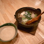 まごわやさしい - 胡麻のみぞれ鍋