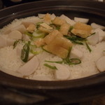 まごわやさしい - 里芋の土鍋炊き込みご飯