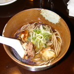 元祖美唄やきとり 福よし - もつそば