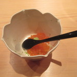 鮨 さかい - 生イクラ、シャリと