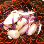 うを徳 - 松茸と落花生の煮物