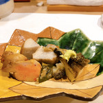 うを徳 - 鮑と鮟肝と海老芋