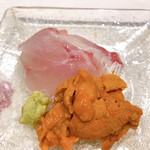 うを徳 - 魚荒＆マナガツオ＆海胆