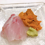 うを徳 - 魚荒＆マナガツオ＆海胆