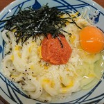 丸亀製麺 - 明太子が味がみそだね(ノ´∀｀*)