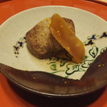 茶寮 和び - 海老芋とカラスミ
