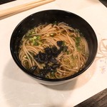 ふじや - 温かい蕎麦