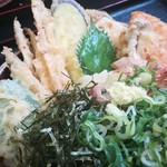 大地のうどん - 野菜天ぶっかけ