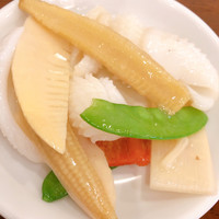 三和楼 - 生のイカ炒め