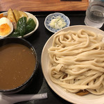 駕籠休み - こくまろらおううどん。つけ汁で。
