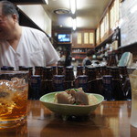 和料理　さゝき - お通しと2種酒