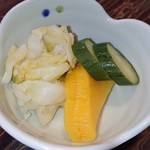 川京 - 漬物♪塩気がちょうど良し