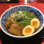 Okagesama Seimen Shokudou - 飛魚だしラーメン　味玉付き