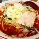 拉麺大公 - スタミナ塩ラーメン(辛さ追加トッピング)