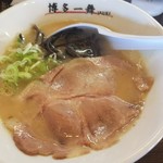 博多一舞 - 豚骨白ラーメン¥650