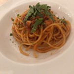 ナプレ - 真タコとトマトとラグーのスパゲティ