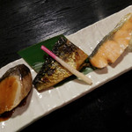 wasaisakaguradaruma - 焼き魚三点盛り