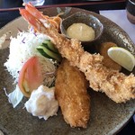 Koeji Hama Shokudou - 地域名の入った越路浜定食