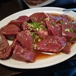 神保町食肉センター - ハツW（二皿）