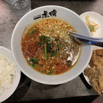 四川担担麺 虎嘯 - 四川担々麺  から揚げセット