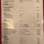 ペルケノー - メニュー